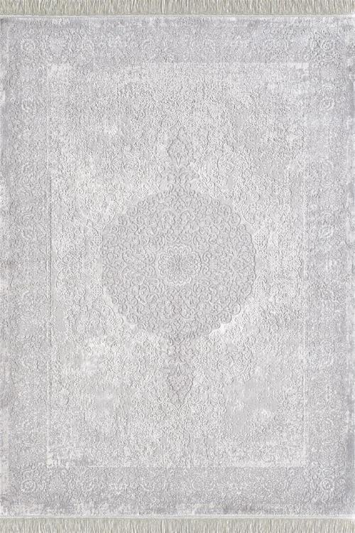 Mystic QM00A Gri Klasik Çizgili Halı