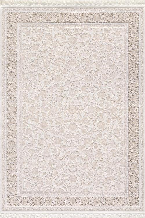 Palace 05201E Krem Vizon Klasik Retro İpek Halı