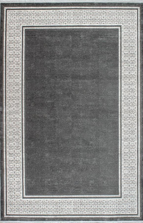 Samoa 02930E Antrasit Krem Çizgili Halı