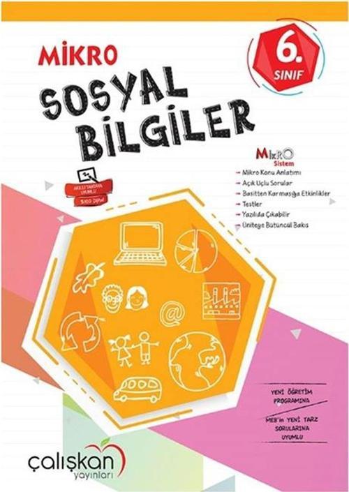 Çalışkan Yayınları 6. Sınıf Sosyal Bilgiler Mikro Defter