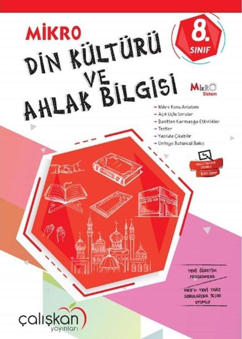 Çalışkan Yayınları 8. Sınıf Din Kültürü ve Ahlak Bilgisi Mikro Defter