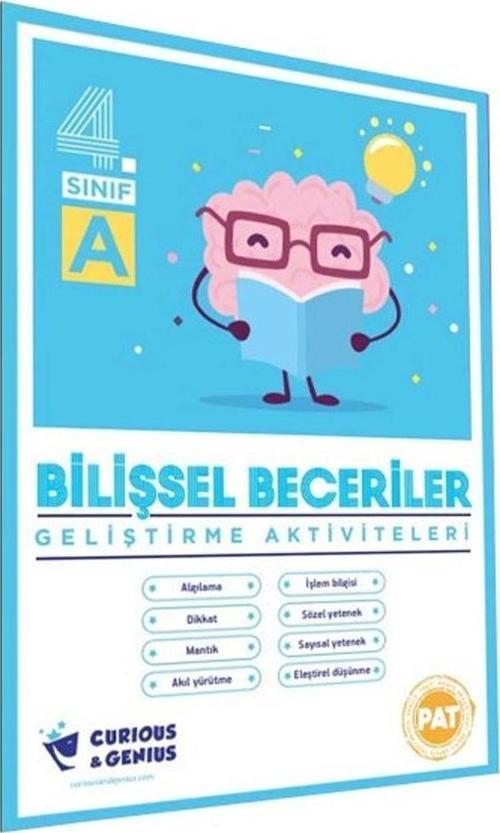 Curious & Genius 4. Sınıf Bilişsel Beceriler Geliştirme Aktivite Kitabı (A-B-C)