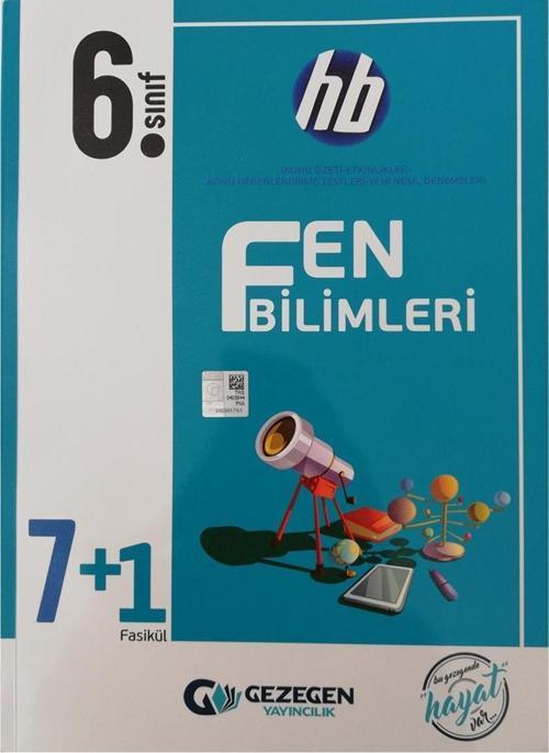 Gezegen Yayınları 6. Sınıf Fen Bilimleri 7+1