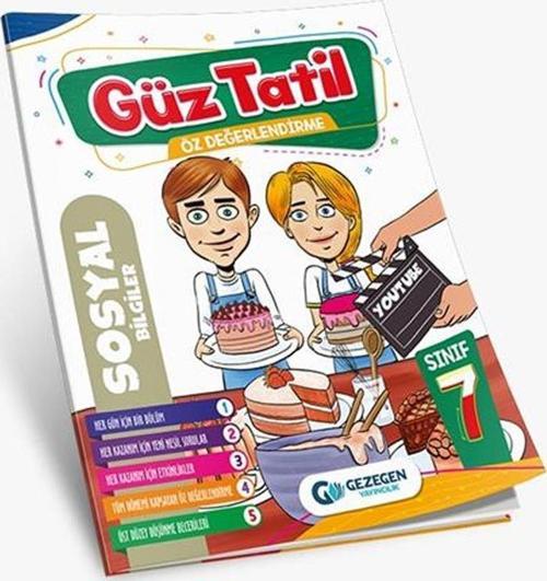 Gezegen Yayınları 7. Sınıf Sosyal Bilgiler Güz Tatili Öz Değerlendirme Testi