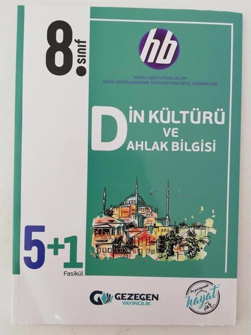 Gezegen Yayınları 8. Sınıf Din Kültürü ve Ahlak Bilgisi 5+1