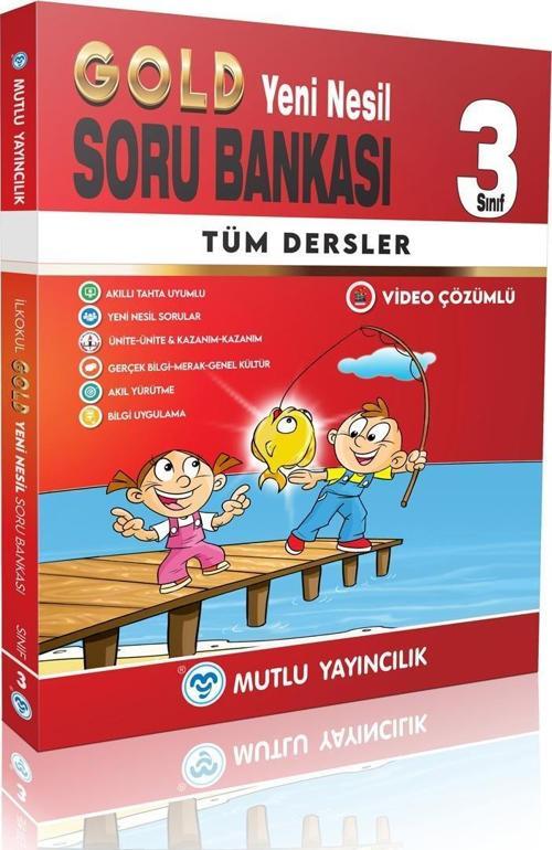 Mutlu Yayınları 3. Sınıf Tüm Dersler Gold Soru Bankası