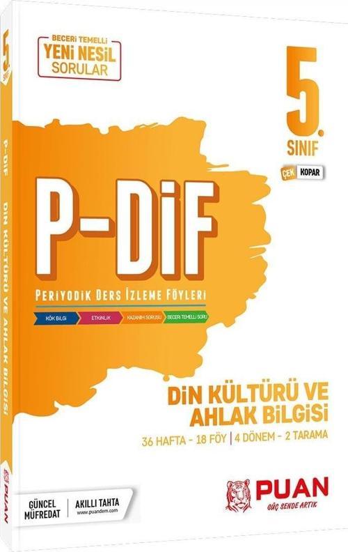 Puan Yayınları 5. Sınıf Din Kültürü ve Ahlak Bilgisi Pdif Konu Anlatım Föyleri