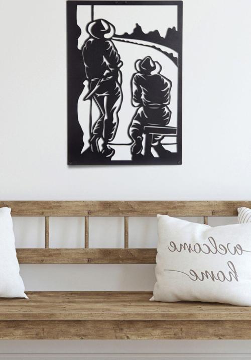Iki Adam Ev&Ofis Metal Duvar Tablosu - 35x50 Cm