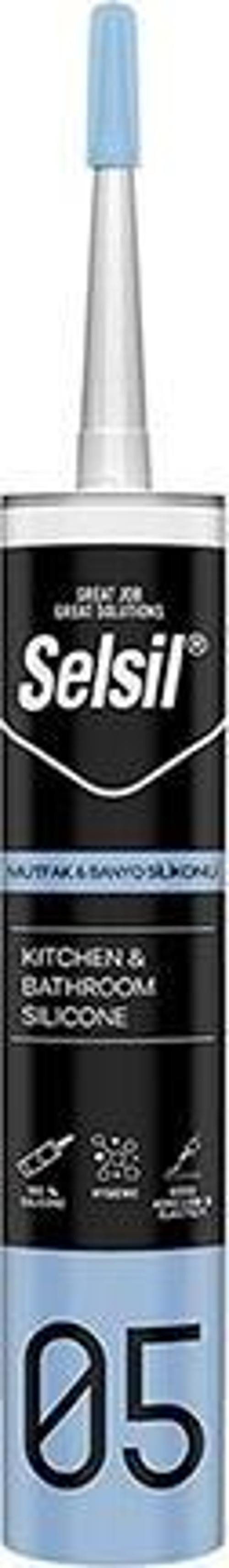 Şeffaf Mutfak Banyo Duşakabin Silikonu 280 ml