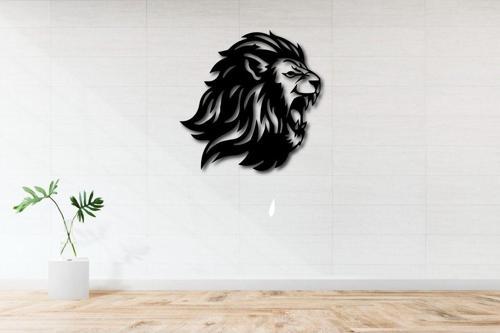 Aslan Dekoratif Ev & Ofis Metal Duvar Tablosu