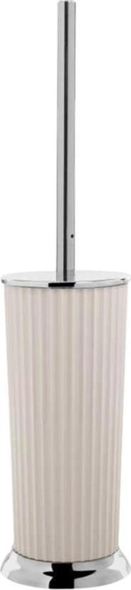 Nely WC Fırça Bej Krom Kaplama