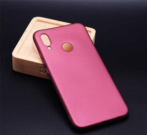 P20 Lite ile Uyumlu Soft Silikon Kılıf Mürdüm