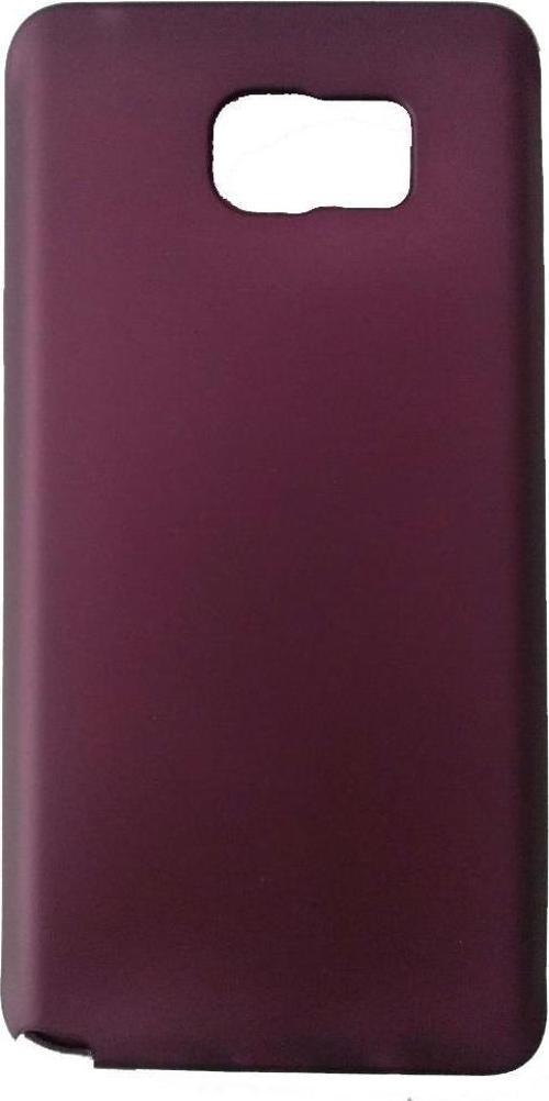Galaxy Note 5 ile Uyumlu Soft Oil Silikon Kılıf Mor JS-108