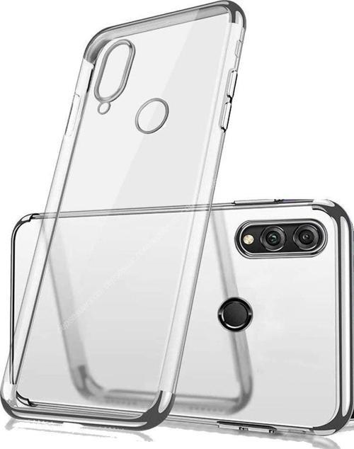 Redmi Note 7 ile Uyumlu Glitter Silikon Kılıf Gümüş