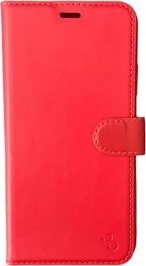 iPhone 11 Pro Max ile Uyumlu Kapaklı Kartlıklı Cüzdanlı Kılıf Kırmızı