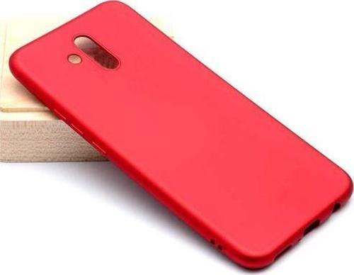 Mate 20 Lite ile Uyumlu Soft Silikon Kılıf  Kırmızı