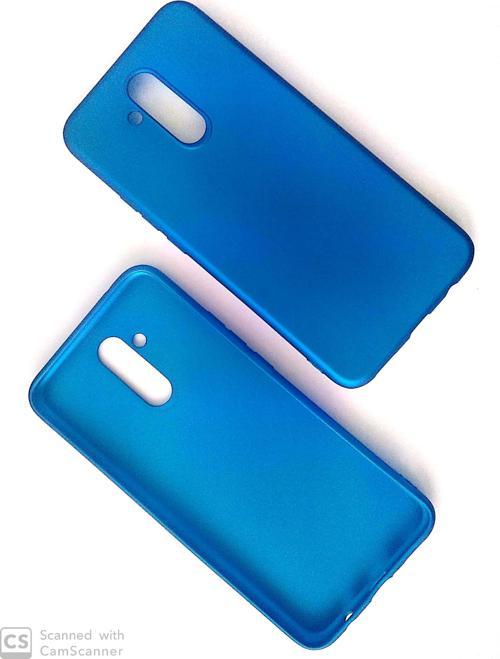 Mate 20 Lite ile Uyumlu Soft Silikon Kılıf  Mavi