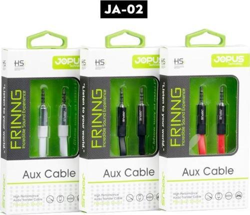 Frinng 3.5 mm-3.5 mm AUX Bağlantı Kablosu Siyah A Kalite JA-02