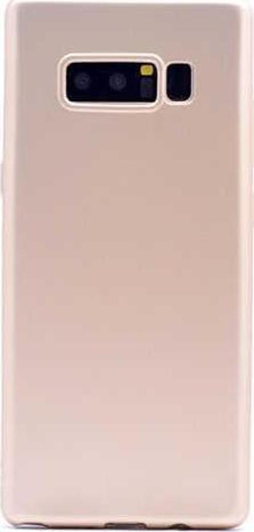 Galaxy Note 8 ile Uyumlu Soft Silikon Kılıf Gold