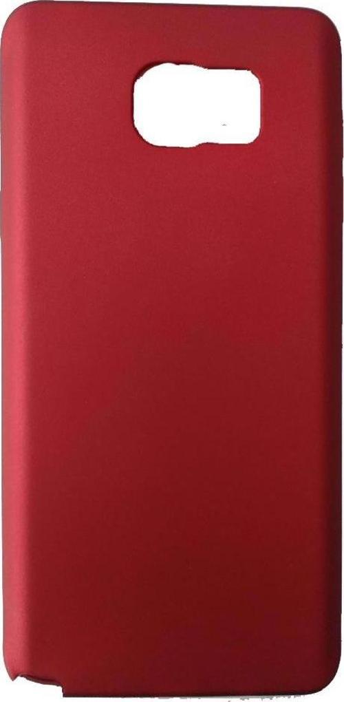 Galaxy Note 5 ile Uyumlu Soft Oil Silikon Kılıf Kırmızı JS-108