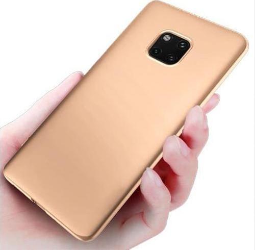 Mate 20 Pro ile Uyumlu Soft Silikon Kılıf  Altın