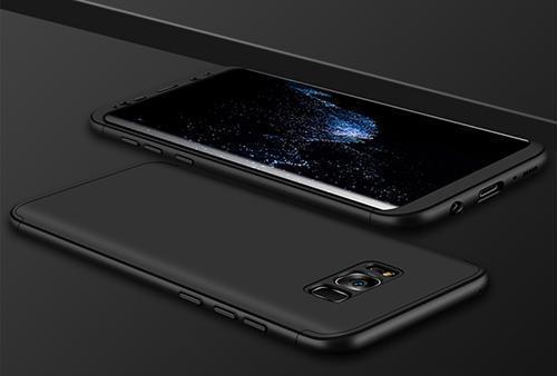 Galaxy S8 Plus ile Uyumlu Ays Sert Kılıf Siyah