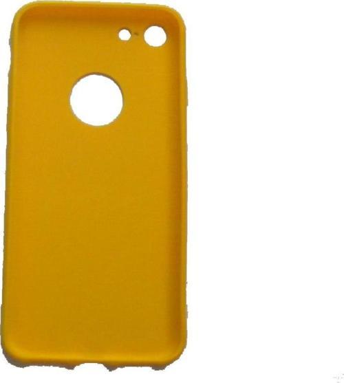 iPhone 7 ile Uyumlu Soft Oil Silikon Kılıf Sarı JS-108