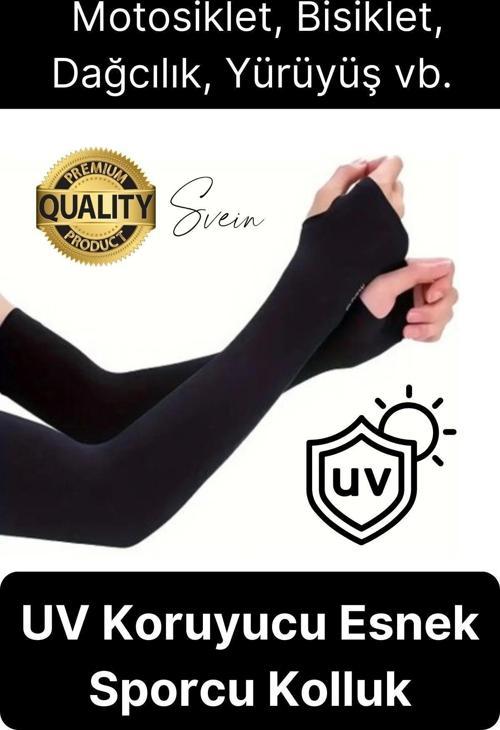 Spor Esnek Uzun Kol Anti UV Güneş Koruyucu Kol Kılıfı Bisiklet Motosiklet Koşu Kolluk Tesettür
