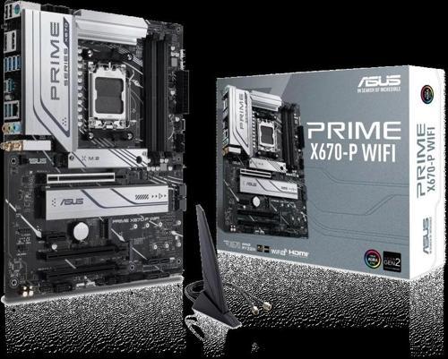 Prıme X670-p Wıfı, 4xddr5, 3xm.2, Hdmı, Dp, Type-c, Wi-fi 6, Bluetooth V5.2, Amd Ryzen 7000 Ser