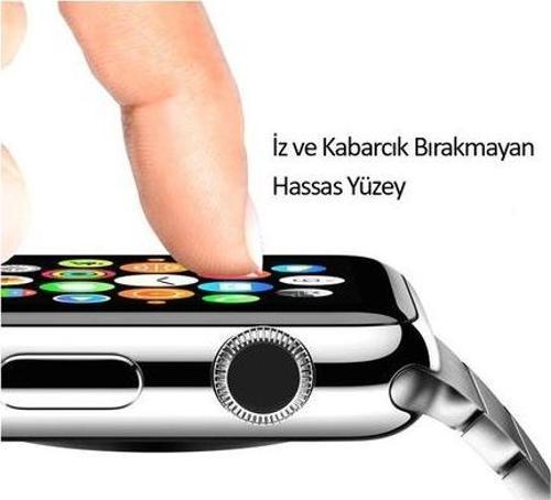 Apple Watch 4 5 40 mm 3D Tam Kaplayan Cam Ekran Koruyucu Filmi