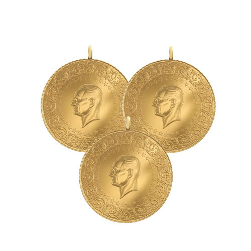 Eski 3 Adet Tam Altın