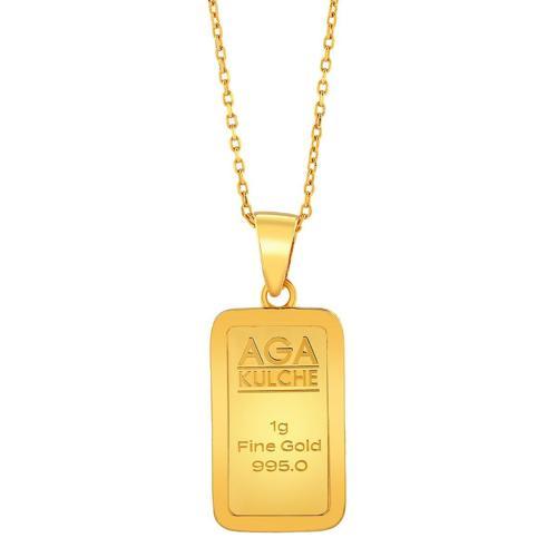 1 gr Külçe Altın Kolye