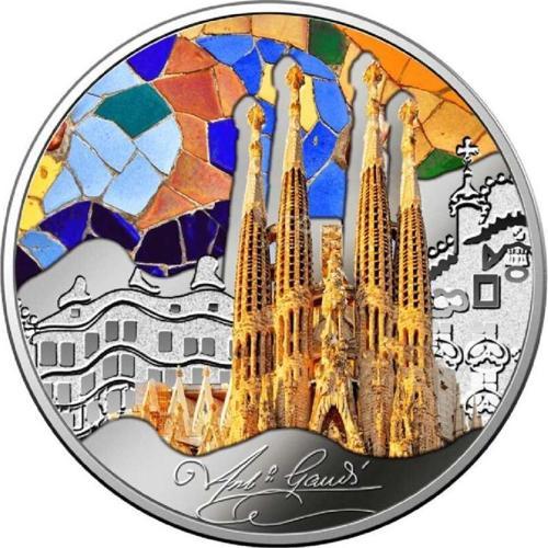 Gaudi'nin Renkli Dünyası Gümüş Sikke Coin