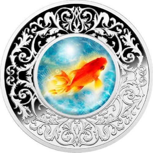 Japon Balığı Gümüş Sikke Coin