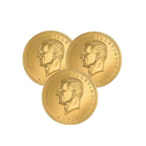 Yeni 3 Adet Ata Tam Altın