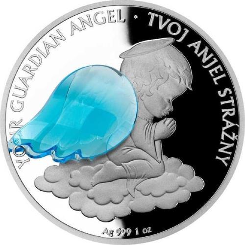 Koruyucu Melek Gümüş Sikke Coin