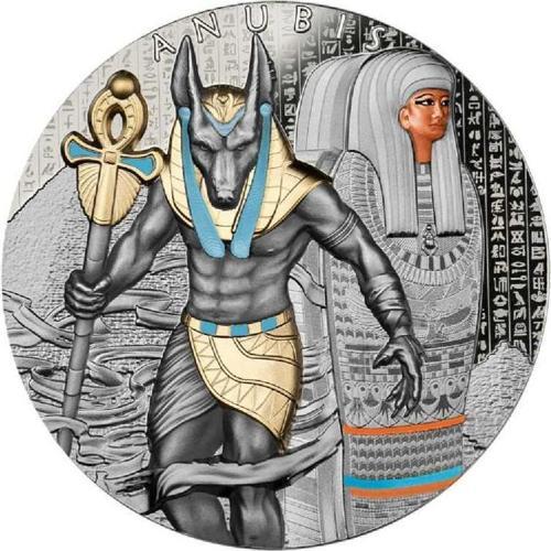 Mısır Tanrısı Anubis Gümüş Sikke Coin