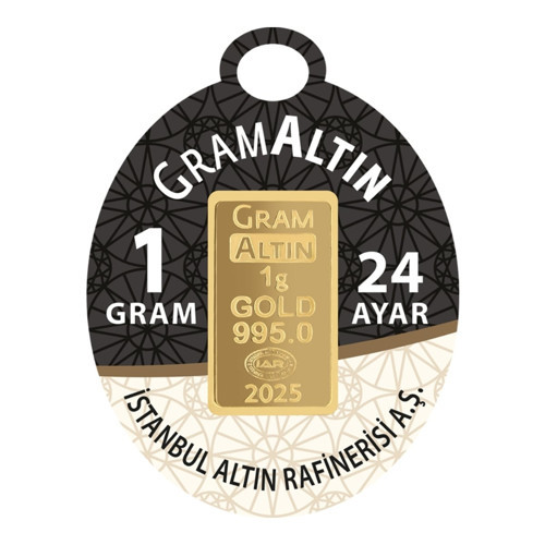 AgaKulche 24 Ayar 1 Gram 995 İAR Külçe Altın