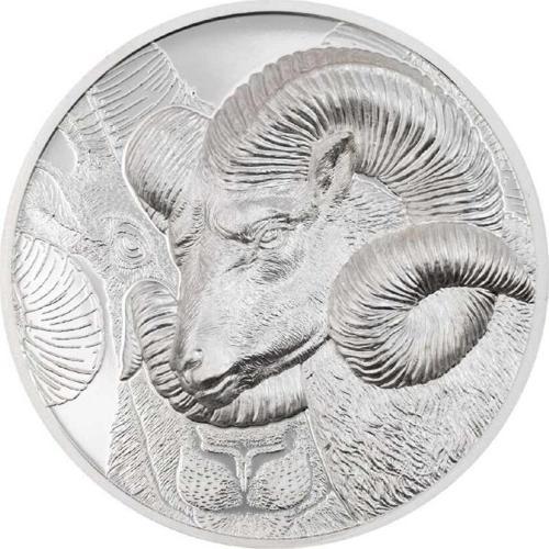 Dağ Koyunu Argali Gümüş Sikke Coin