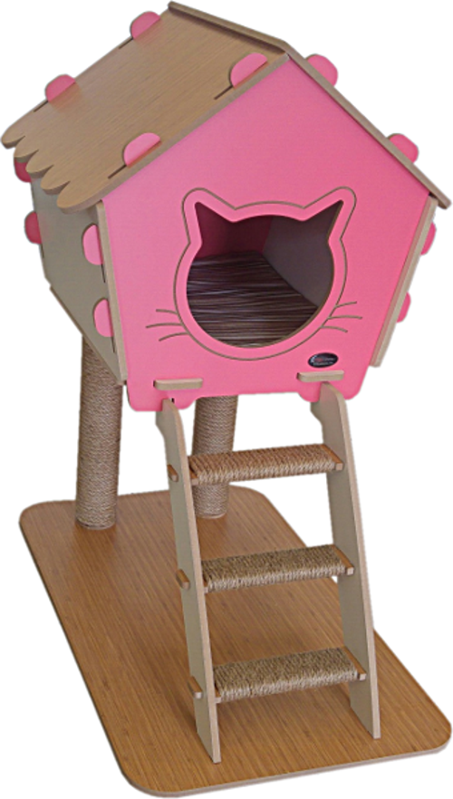 Patihomes Katlı Kedi Tırmalama Yuvalı 40*75 cm
