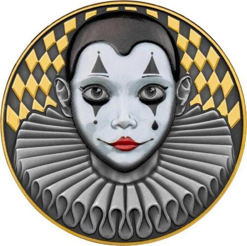 Pierrot Palyaço Gümüş Sikke Coin