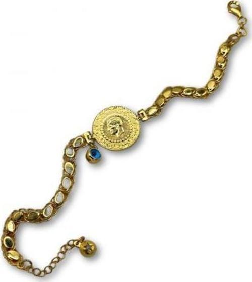 Pullu Çeyrek 7,97 gr 22 Ayar Altın Bileklik