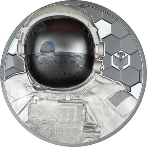 Gerçek Kahramanlar Astronot Gümüş Sikke Coin