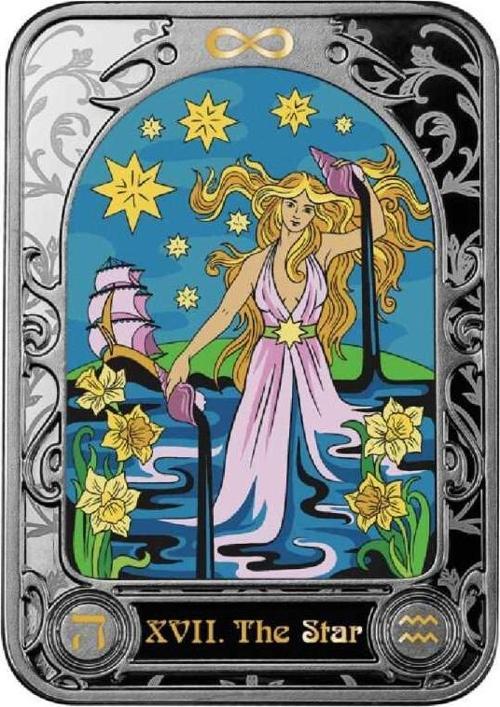 Yıldız Tarotu Gümüş Sikke Coin