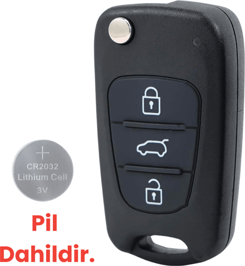 Kia Ceed Sportage Venga Rondo soul Seele 3 Buton Uzaktan Kumanda Kabı Anahtar Kılıfı