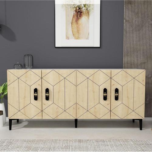 DemonteHome Crossdh (Kb150) Konsol Beyaz Safi̇rmeşe