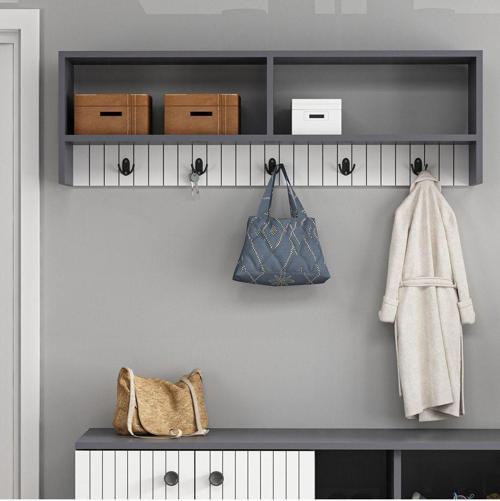 DemonteHome Sarandondh İki̇ Rafli Askilik Antrasi̇t Beyaz