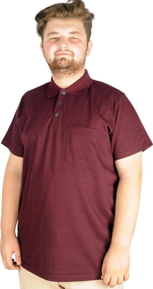 T-Shirt Polo Yaka Cepli Klasik 20550 Mürdüm
