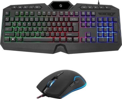 Frısby Fk-4865Qu Usb Q Tr Mm Siyah Kablolu Gamıng Klavye Mouse Set