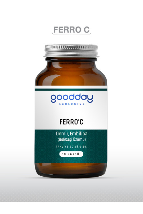 Ferro' C 17 Mg 60 Kapsül Takviye Edici Gıda